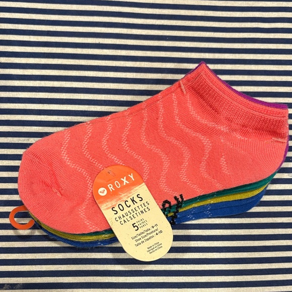 5 pairs Roxy socks - Picture 1 of 2